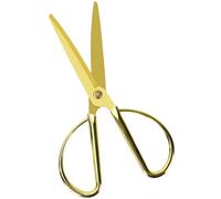 MultiBey 6.4 Inch Craft Scissors, Gold Stainless Steel Fabric Scissors, Sharp Precision Scissors for Curves Intricate Cuts, Sewing Paper Arts Crafts Office