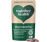 Multibiotic - Together Health - 45 Farm-Grown Fermented Foods - Multi Bacterial Strains with 13 Billion CFU - Vegan Friendly - Made in The UK - Pack of 5-150 Vegecaps