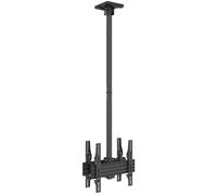 MULTIBRACKETS M PRO Ceiling Mount MBC1UX2 Tilt & Swivel 32 - 65" TV Bracket, Black
