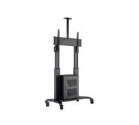 Multibrackets M Public Floorstand Dual Pillar 180 HD with AV Cabinet