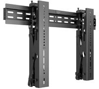 MULTIBRACKETS M Public Video Push Fixed 37 - 70" TV Bracket, Black,Silver/Grey