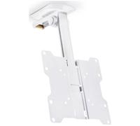 MULTIBRACKETS M Vesa Flip Down 15 - 37" TV Ceiling Mount - White, White