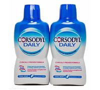 Multibuy 2X Corsodyl® Daily Cool Mint Alcohol Free Dual Action Mouthwash 500ml