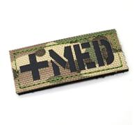 Multicam Camouflage IRR Small Medic MED Patch Hook and Loop 6x2.5cm First Aid Army Airsoft Cross Badge MTP EMS EMT Camo