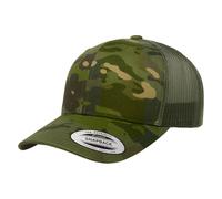 Multicam Retro Trucker Cap Flexfit by Yupoong Pale Blue One Size