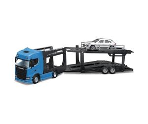 Multicar Carrier Scania Car Transporter Bburago Top Quality Toy