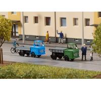 Multicar M22 dump truck and flat bed N Scale Auhagen 44656