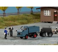 Multicar M22 high-board tipper with tipper trailer