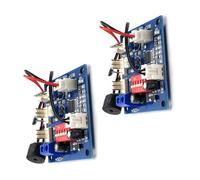 MultiChannel PC Fan Speed Controller Module with Temperature Probe and Alarm Systems 12V 9A Highly-Temperature Alarm Pwms Fan Speed Controller