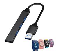 MultiCharger for MagicBand+, MagicBand+ Compatible with FuelRod & External Battery, Disney World Essentials, Disneyland Essentials, Cruise Essentials - Magic Band Charger (USB-A Black)