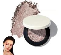 Multichrome Eyeshadow Powder, Metallic Foil Finish, Highly Pigmented, Creamy & Blendable, Long-Lasting, Crease-Proof, Dimensional Colour Shift Eye Shadow, Shimmer Makeup - Rose Gold