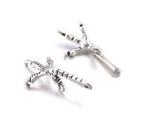 Multicolor 100 Pcs Tibet Silver Hawk Claw Pendant 34X15MM Diy Making YZ02-Tibet Silver