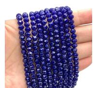 Multicolor 2 3 4 6 8mm Austria Faceted Crystal Beads Loose Spacer Round Glass Beads Bracelet DIY for Jewelry Making-C187 Royal Blue-4.0mm(About 125pcs)