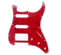 Multicolor 3-Ply 11-Hole Guitar Pickguard Scratch Plate for Strat SQ Electric Guitars, Compatible with ST Models, PVC Celluloid Material, 1 Pc