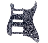 Multicolor 3-Ply 11-Hole Guitar Pickguard Scratch Plate for Strat SQ Electric Guitars, Compatible with ST Models, PVC Celluloid Material, 1 Pc