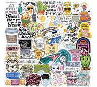 (MULTICOLOR) 50Pcs Funny Meme Stickers Spoof Graffiti Stickers DIY Phone Guitar Laptop Suitcase Waterproof Sticker