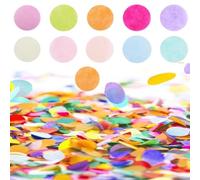 Multicolor 6000 Piece Round Tissue Confetti - Circle Paper Table Dots for Father's Day, Wedding, Birthday Party Decoration