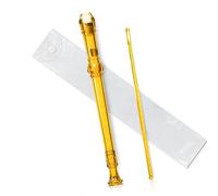 Multicolor 8 Holes Long Flute Instrument For Beginners Musical Saxophone Plastic Recorder Soprano Recorder (Color : Orange)
