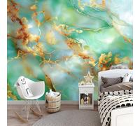 Multicolor Abstract Marble Texture Liquid Agate Photo Wallpaper - 150 x 105 cm Non-Woven Premium Print Wall Mural, Large Feature Wall Decoration for Living Room Bedroom Office Dining Room Kid's Room