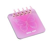 Multicolor Acrylic Nails Practice Holder Adhesive Hook Anti Fall Alloy Base For Salon Display Organization Nail Display Accessory