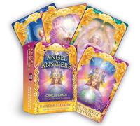 Multicolor Angel Answers Oracle Card - 13.7cm x 10cm (44 Card Deck) - Radiant Paper Deck, Illuminate Life's Questions - Ideal for Spiritual Activity