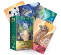 Multicolor Archangel Animal Oracle Cards - 13.7cm x 10cm (44 Card Deck) - Multipurpose Paper Cards & Mystical Cover Design - Perfect for Game Night