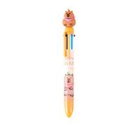 Multicolor Ballpoint Pen 6 Colors in 1 Retractable Rainbow Pen for Class Office Fun Color for School Students Six Color Ballpoint