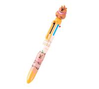 Multicolor Ballpoint Pen 6 Colors in 1 Retractable Rainbow Pen for Class Office Fun Color for School Students Six Color Ballpoint
