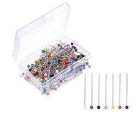 Multicolor Basic Sewing Pin, 150 Pack, Stainless Steel, Plastic Head, Suitable for Crafts Dressmaking Fabric DIY Craft Sewing Projects