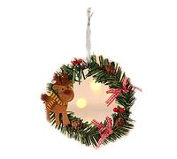 Multicolor Beautiful Christmas Rattan Garland Pendant for Various Scenes