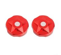 Multicolor Bike Front Fork Suspension Cap Set For Av Valve Compatible With For Magura Fox For Dt For Rockshox For Manitou Forks Aluminium(Red)