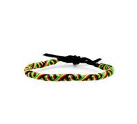 Multicolor Bob Marley, Rastafari, Hippie and Jamaican Men's and Women's Bracelet, 18-20 cm, bdm