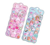 Multicolor Bubble Stickers Cartoon Shape Toddler Sensory Development Scrapbooking Journal Project Cartoon Stress Relief Stickers