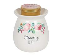 Multicolor Ceramic Large Blooming Lovely Wax Melt Burner Gift Set - 11cm x 10cm (1 Set) - Vibrant & Unique Design, Aromatherapy & Ambiance Enhancer - Perfect for Every Home