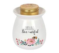 Multicolor Ceramic Large Smelling Bee-utiful Wax Melt Burner Gift Set - 11cm x 10cm (1 Set) - Vibrant & Unique Design, Aromatherapy & Ambiance Enhancer - Perfect for Every Home