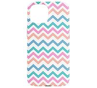 Multicolor Chevron Geometric Zig Zag Pattern Women Girl Case for iPhone 15