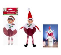 Multicolor Christmas Pudding Outfit For Elf (1 Pc.) - Adorable & Festive Holiday Decoration, Perfect for Gifting, Collecting, Party Favors, & More