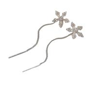 Multicolor Crystal Flower Drop Earrings Lightweight Long Tassels Floral Ear Rings With Sparkling Rhinestones Jewelry Sparkling Evening Event Earrings
