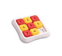 Multicolor Dog Enrichment Activity Center with Rotating Number Puzzles to Keep Pet Entertained for Hour Pet Training Tool