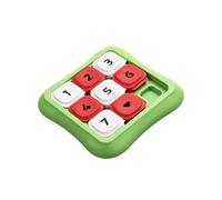 Multicolor Dog Enrichment Activity Center with Rotating Number Puzzles to Keep Pet Entertained for Hour Pet Training Tool
