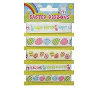 Multicolor Easter Ribbons - 1 Pc - Perfect for Festive Decor, Gift Wrapping, Baskets & DIY Crafts