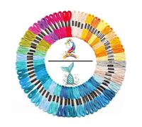 Multicolor Embroidery Thread Cross Stitch Floss Threads Cotton Sewing Skeins Kit DIY Tool 50/100/106/150/200/250/450pcs Ideal for Arts & Crafts(106pcs)