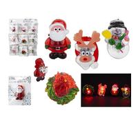 Multicolor Flashing Christmas Brooches - Assorted Designs, 1 Pc - Perfect for Holiday Accessory & Gift