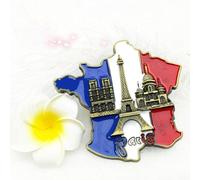 Multicolor Fridge Magnets Sticker, 1/2 Europe Tourist Souvenir, France Map Fridge Sticker, Resin Magnets for Fridge, ReliableRefrigerator Magnets Sticker, Decorative Fridge Magnets