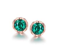 Multicolor Gemstone Stud Earrings Sophisticated Design Lightweight for Sensitive Skin Everyday Wear Sparkling Jewelry