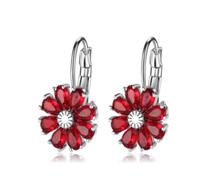 Multicolor Gemstones Studs Earrings Sophisticated Lightweight Design For Sensitive Skin Daily Wear Sparkling Jewelry Versatile Gemstones Earrings For Outfits