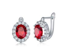 Multicolor Gemstones Studs Earrings Sophisticated Lightweight Design For Sensitive Skin Daily Wear Sparkling Jewelry Sophisticated Multicolor Ear Studs