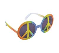 Multicolor Glasses, 1 Piece - Vibrant Rainbow Peace Design, Perfect Accessory for Summer Parties, Festivals, & Outdoor Fun Halloween Halloween