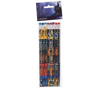 Multicolor Harry Potter Pencils - Pack of 8 - Magical-Themed Writing Set for Kids, Bunt