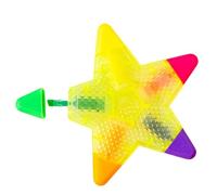 Multicolor Highlighters | 11.5 x 11.5 x 1.5 - 5-in-1 Colourful and Charming Star Shape - Aesthetic Highlighter | Take Notes, Daily Marking, Drawing, Journal, Planning, Office, Home, School